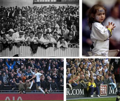 Tottenham Hotspur fans through the decades. (Photos by Getty)