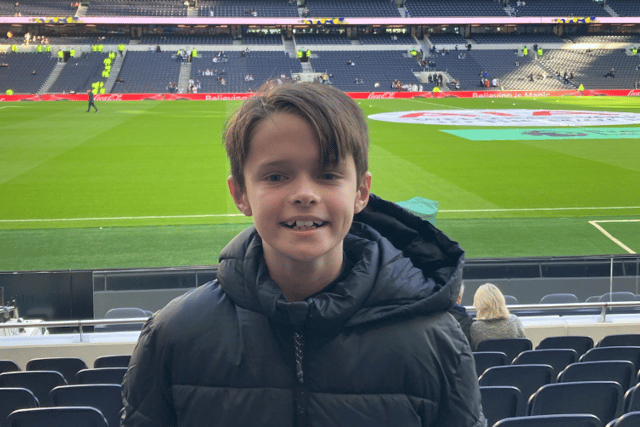 Harrison is a big Spurs fan and will fundraise for The National Deaf Children’s Society