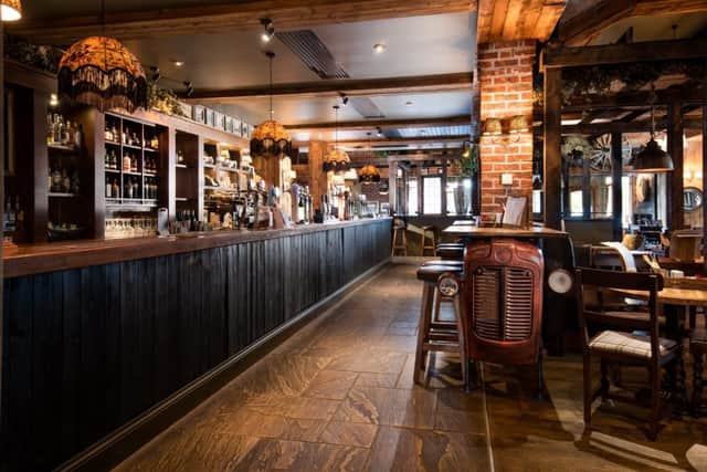 The new look bar at The Hog's Head Inn (photo: Tracey Bloxham)