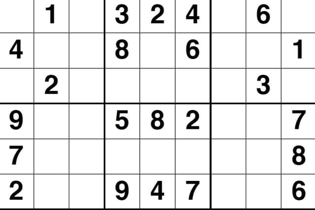 Sudoku puzzle
