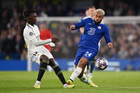 Eduardo Camavinga of Real Madrid is fouled by Reece James of Chelsea (Photo by Michael Regan/Getty Images)