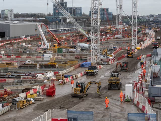 HS2 has confirmed work on the tunnel into Euston will be paused. Credit: Carl Court/Getty Images.