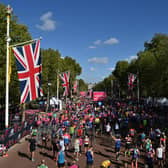 People planning on travelling into London for the upcoming weekend, such as those coming in for the London Marathon, are advised to work out their routes ahead of time. Credit: Glyn KIRK / AFP.