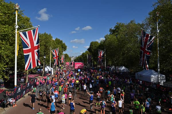People planning on travelling into London for the upcoming weekend, such as those coming in for the London Marathon, are advised to work out their routes ahead of time. Credit: Glyn KIRK / AFP.