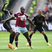 Michail Antonio featured in the 2-2 draw with Arsenal last weekend (Image: Getty Images)