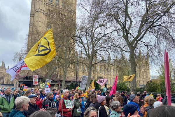 Crowds gather in Parliament Square for “The Big One"