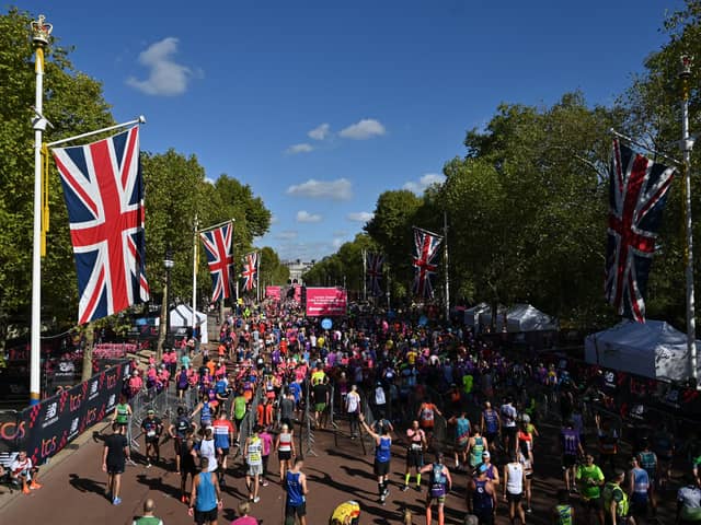 London Marathon in 2022. (Photo by GLYN KIRK/AFP via Getty Images)