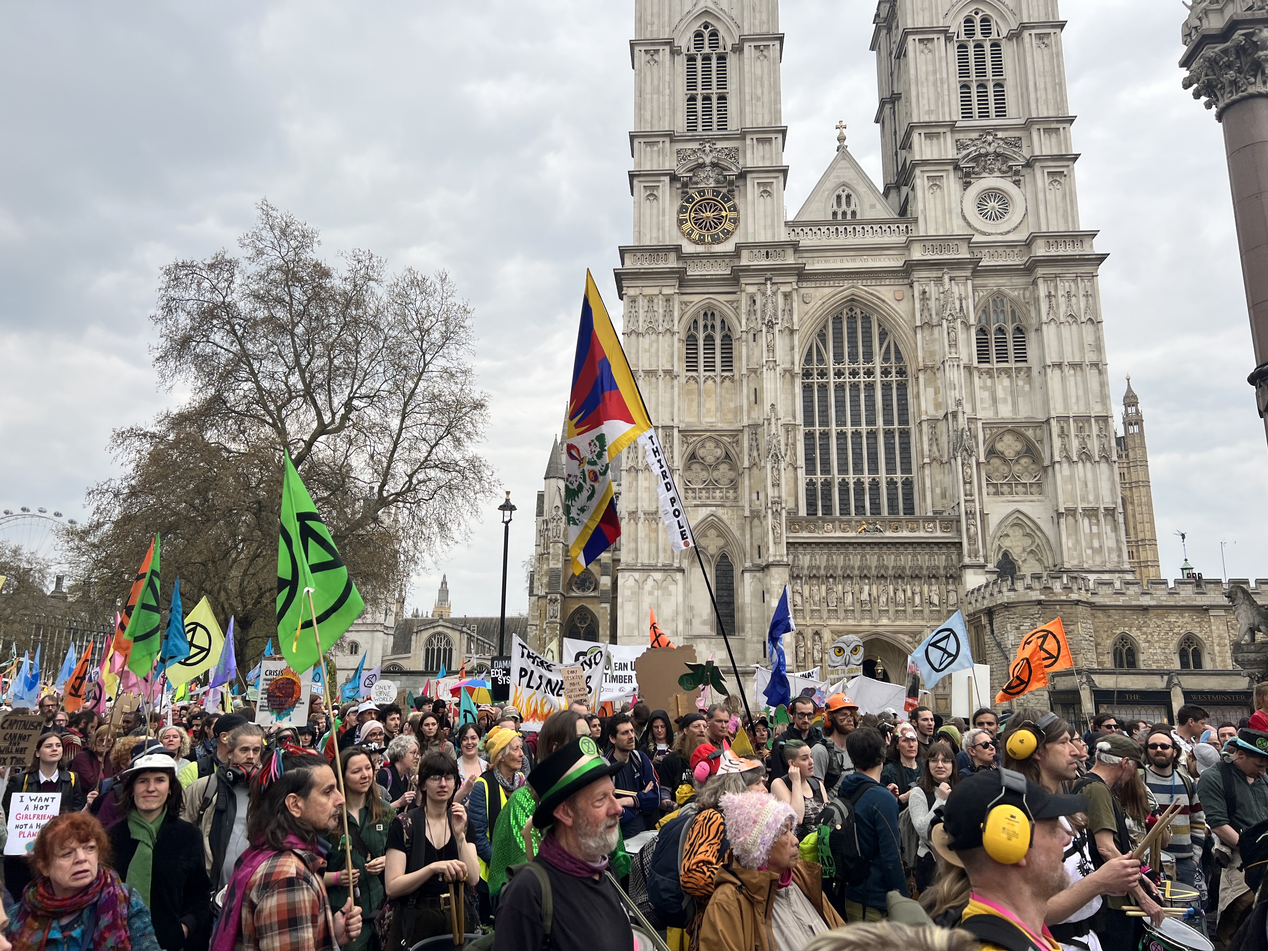 Extinction Rebellion protest live updates: Earth Day at The Big One in Westminster, London