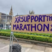 Extinction Rebellion’s The Big One protest coincided with the London Marathon on April 23 in Westminster. Credit: Ben Lynch.