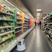 The shelves in an Islington Sainsbury’s.