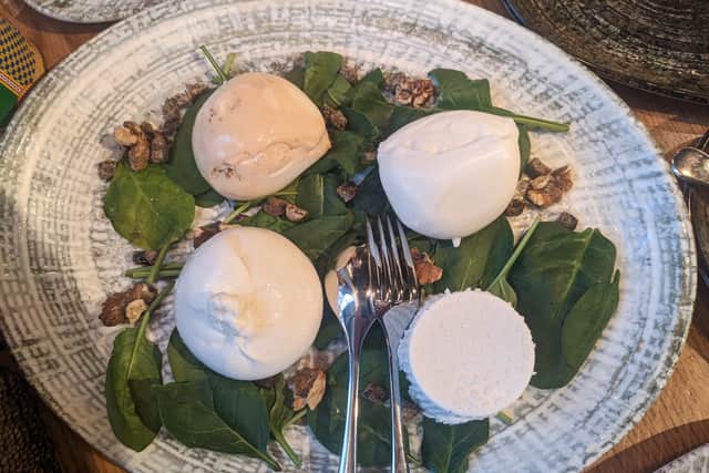 The gran degustazione di mozzarelle platter