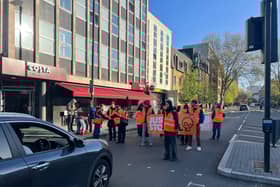 Just Stop Oil in Baylis Road, Lambeth.