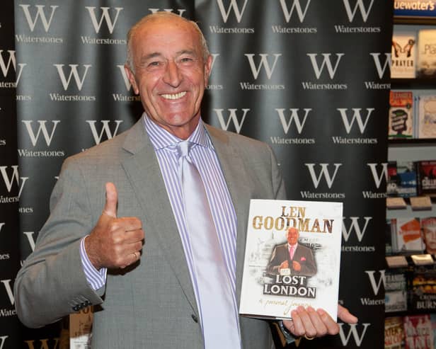 Len Goodman was a frequent attendee at West Ham United matches (Images: Getty Images)