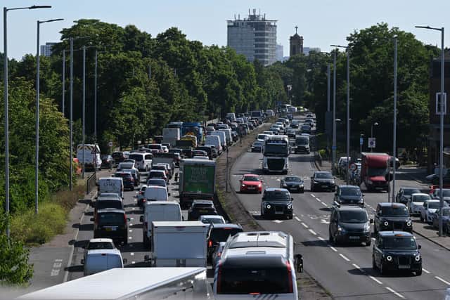 Kwik Fit’s data indicated 22% of London’s drivers have cut back on their car use for journeys between one and two miles. Credit: Justin Tallis/AFP via Getty Images.