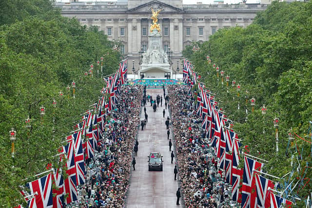 The Coronation procession will take travel along the Mall