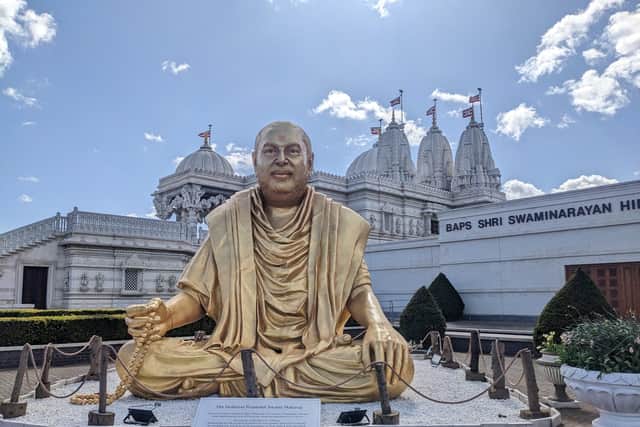 Neasden Temple is Britain's first authentic Hindu temple 
