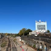 The rail tracks running through Kentish Town. (Photo by André Langlois)