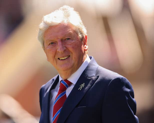 Crystal Palace Manager Roy Hodgson during the Premier League match . (Photo by Marc Atkins/Getty Images)