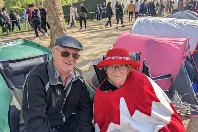 Bernadette Christie and her husband Bruce have travelled all the way from Grand Prairie, Alberta to join in on the celebrations this Saturday.
