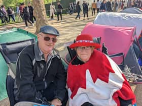 Bernadette Christie and her husband Bruce have travelled all the way from Grand Prairie, Alberta to join in on the celebrations this Saturday.