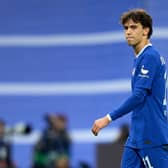 Joao Felix of Chelsea FC looks on during the UEFA Champions League quarterfinal first leg match  (Photo by Angel Martinez/Getty Images)