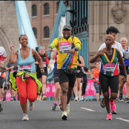 Participants enjoying the Big Half