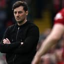 Tottenham Hotspur’s Interim head coach Ryan Mason looks on during the English Premier League football match (Photo by PAUL ELLIS/AFP via Getty Images)
