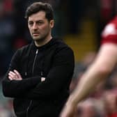 Tottenham Hotspur’s Interim head coach Ryan Mason looks on during the English Premier League football match (Photo by PAUL ELLIS/AFP via Getty Images)