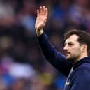 Ryan Mason, Interim Manager of Tottenham Hotspur, acknowledges the fans after the team’s victory (Photo by Clive Rose/Getty Images)