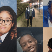 Tiffany Regis (left), Chima Osuji (top centre), Tyler McDermott (top right), Renell Charles (bottom centre) and Jordan Kukabu (bottom right)