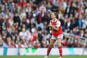 Lia Walti has agreed a new deal with Arsenal. (Photo by David Price/Arsenal FC via Getty Images)