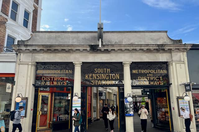 The entrance to South Kensington Station. Credit: Andre Langlois