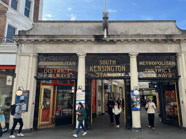 The entrance to South Kensington Station. Credit: Andre Langlois