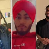 Jermaine Cools, Rishmeet Singh and Jordan Kukabu. Credit: Met Police.