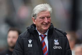 Roy Hodgson, Manager of Crystal Palace, looks on prior to the Premier League match  (Photo by Tom Dulat/Getty Images)