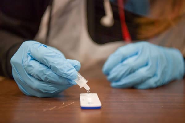 Covid lateral flow tests (pictured) have been hard to come by in recent weeks (image: Getty Images)
