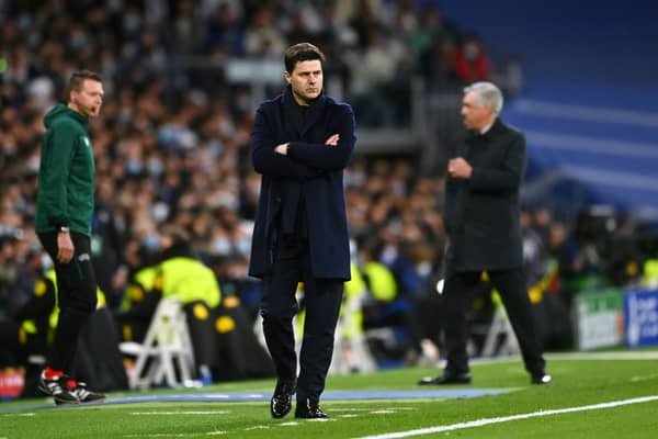  Mauricio Pochettino, Head Coach of Paris Saint-Germain looks on during the UEFA Champions League (Photo by David Ramos/Getty Images)