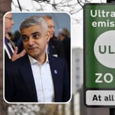 Sadiq Khan and the ULEZ. Credit: Isabel Infantes/Getty Images/Ben Stansall/AFP via Getty Images.