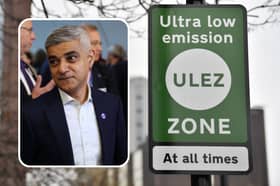 Sadiq Khan and the ULEZ. Credit: Isabel Infantes/Getty Images/Ben Stansall/AFP via Getty Images.