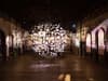 Peckham Rye station housing large-scale art installation on mystery floor