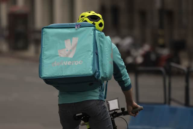 For those leaving things right to the last minute, they might be able to get Christmas groceries delivered via Deliveroo (image: Getty Images)