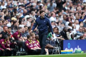 Ryan Mason, Interim Manager of Tottenham Hotspur, looks on during the Premier League match  (Photo by Julian Finney/Getty Images)