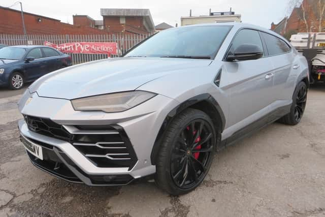 Tejay Fletcher’s Lamborghini Urus worth £230,000.