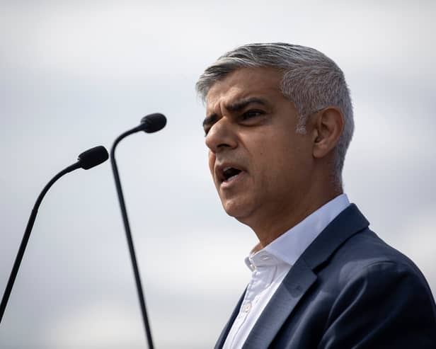 The mayor of London, Sadiq Khan. Credit: Justin Setterfield/Getty Images.