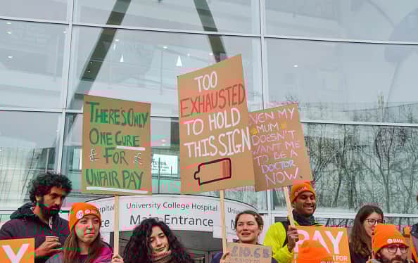 Junior doctors to walk out in June (Photo by Vuk Valcic/SOPA Images/LightRocket via Getty Images)