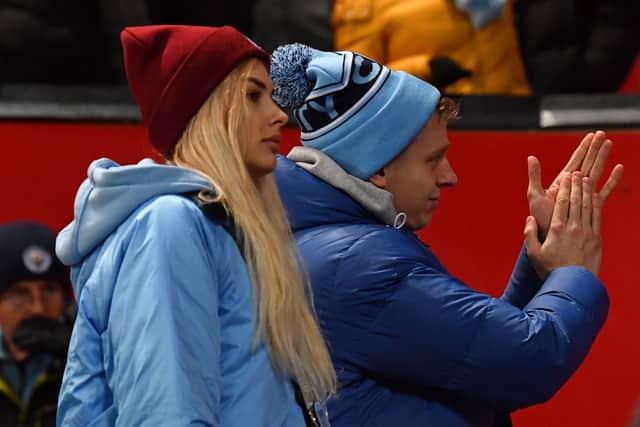 Oleksandr Zinchenko and Vlada Sedan are expecting their second child (Image: Getty Images)