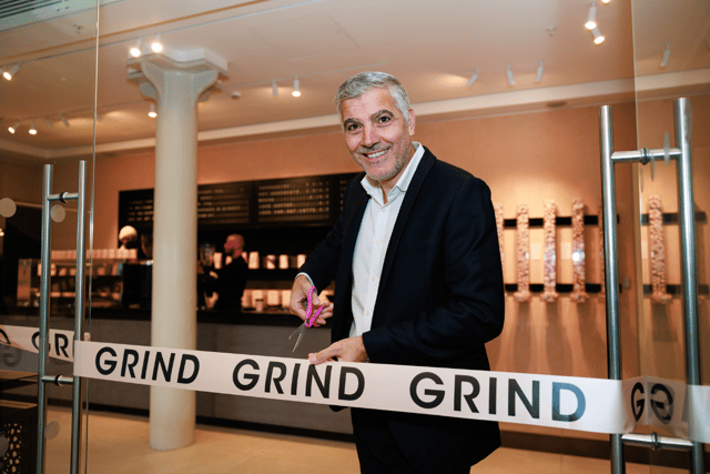 Grind Coffee invite 'George Clone-ey' lookalike to open St Pancras store