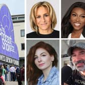 Emily Maitlis, Patricia Bright, Adam Buxton and Alice Levine will be at The Podcast Show 2023.