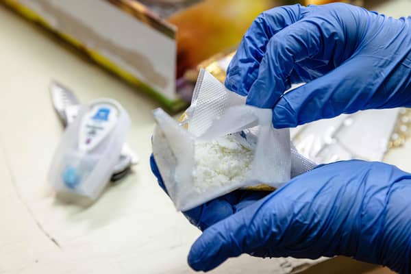Monkey dust can come as a powder, similar to cocaine. (Photo by jody amiet / AFP via Getty Images)