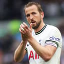 Tottenham Hotspur’s English striker Harry Kane reacts at the end of the English Premier League football match  (Photo by ISABEL INFANTES/AFP via Getty Images)